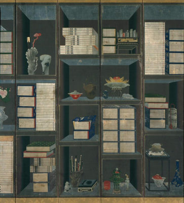 Yi Eungrok - Books and scholars’ possessions (chaekgeori)