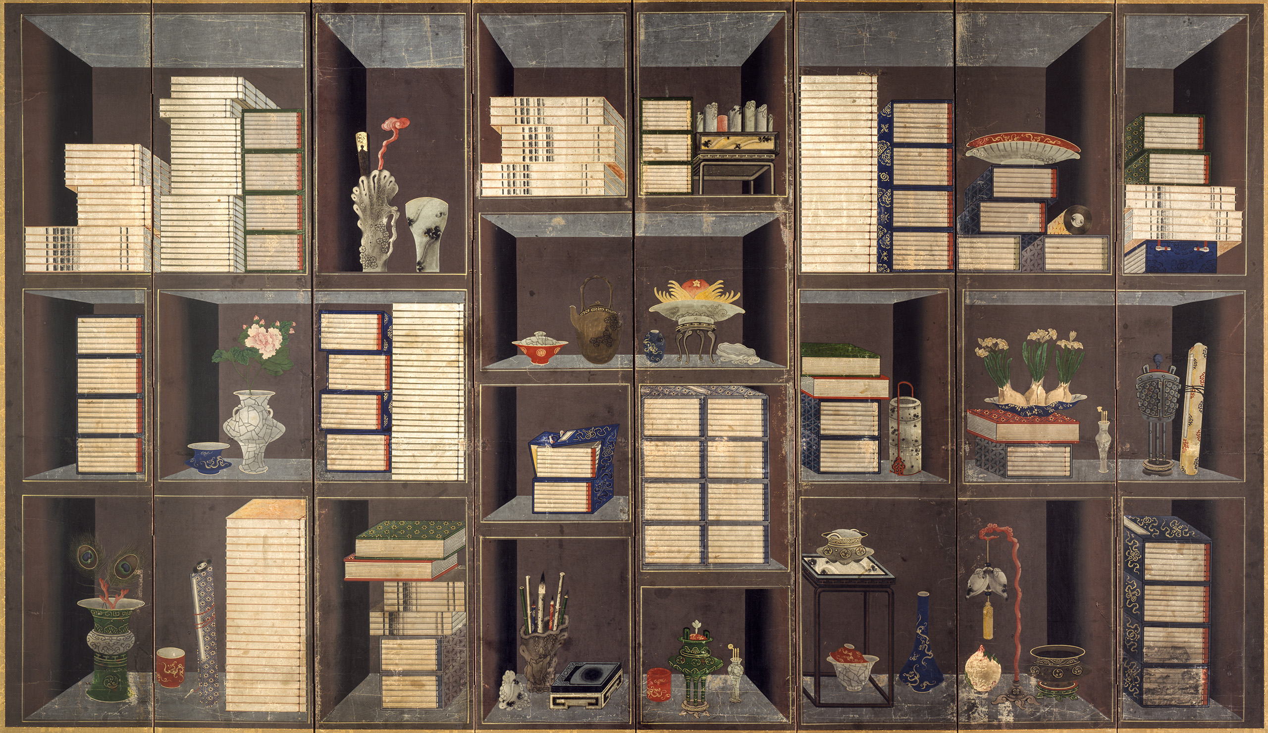 1998.111 Books and scholars’ possessions (chaekgeori)