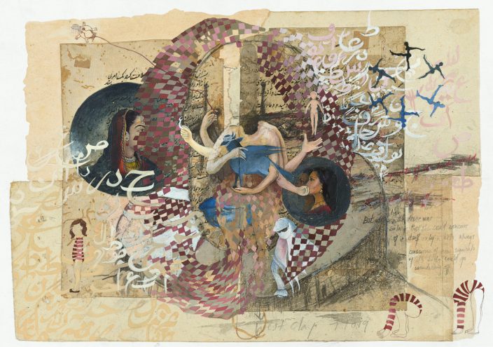 Shahzia Sikander Wandering Off 1998