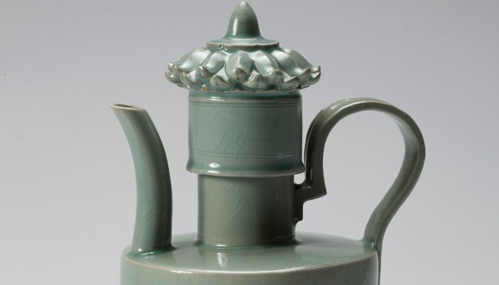 Celadon Ewer With Cover